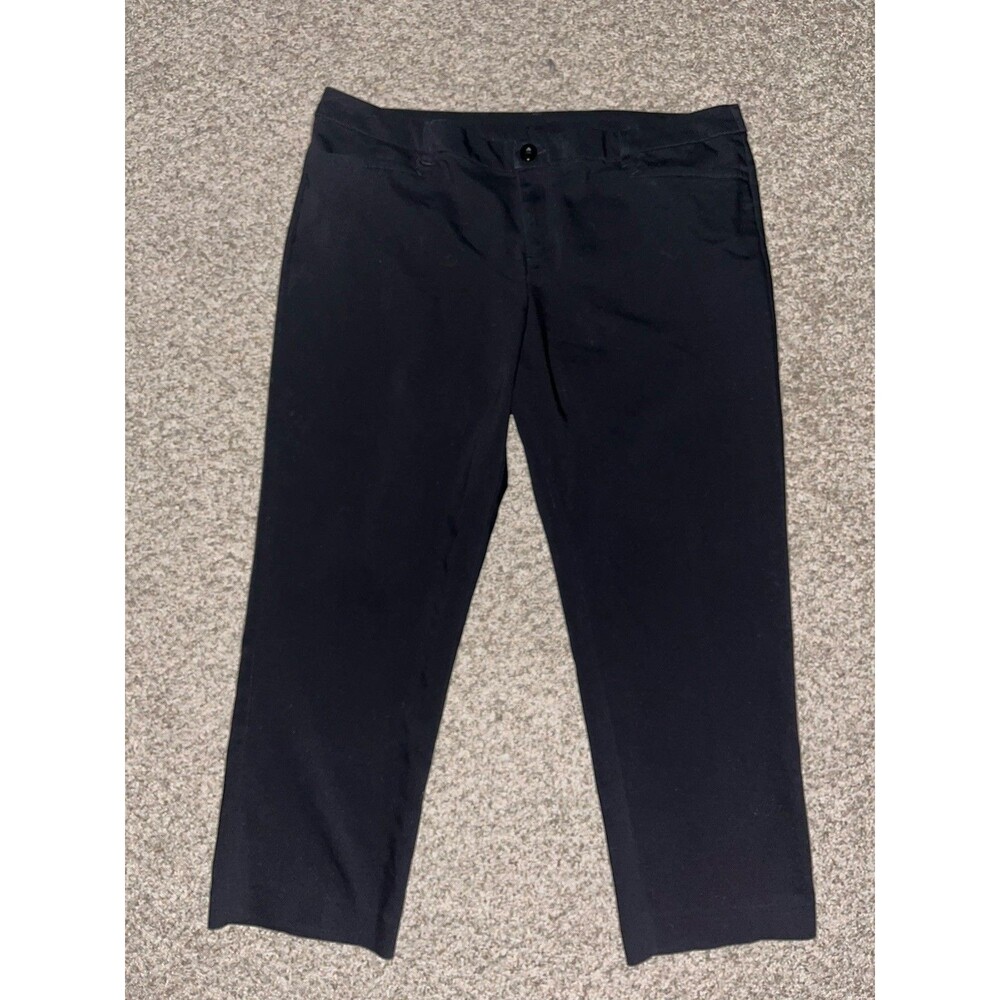 CJ BankS Women's Black Petite Dress Pants 18W Straight Leg Pockets